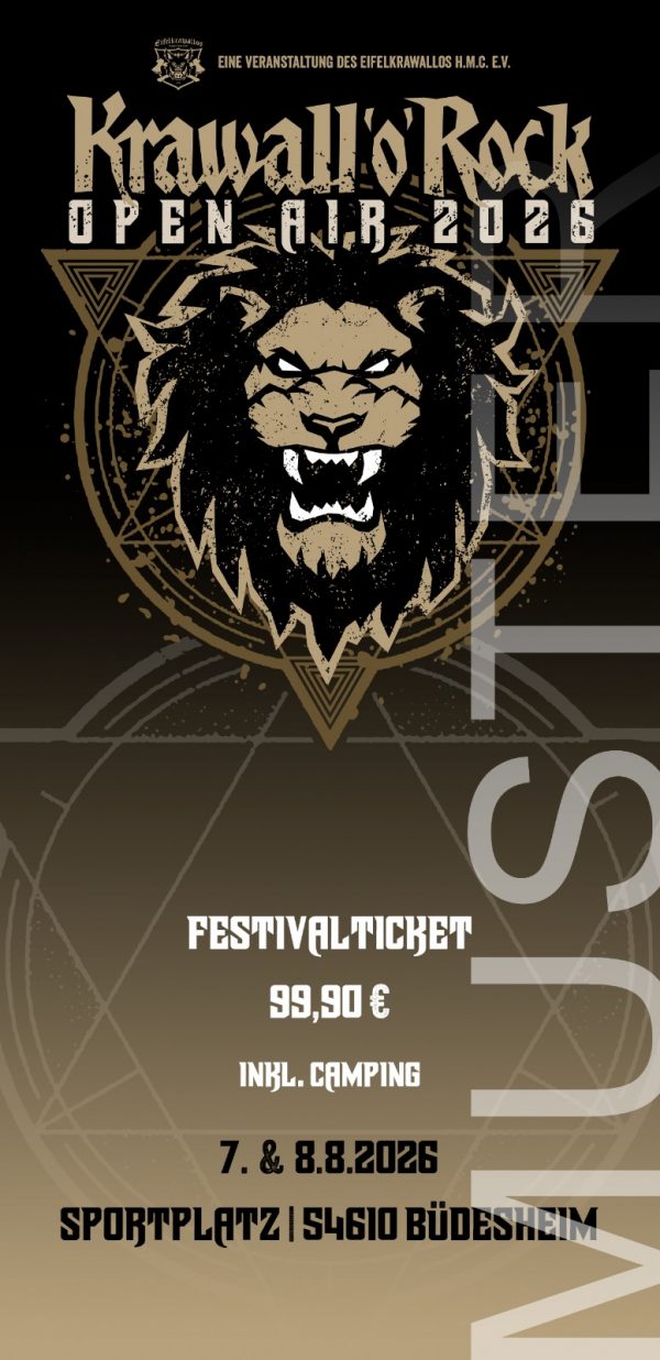 Festivalticket Krawall'o'Rock 7 & 8.8.2026
