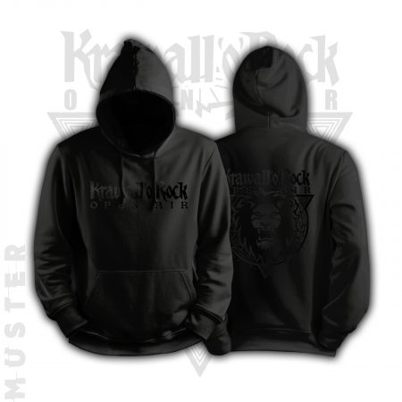 Krawall'o'Rock Black & Black Hoodie