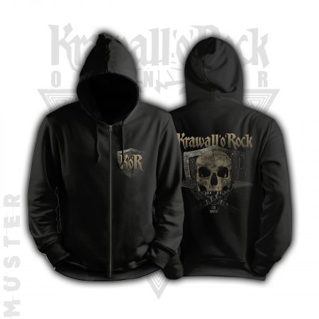 Krawall'o'Rock Skull Zipper